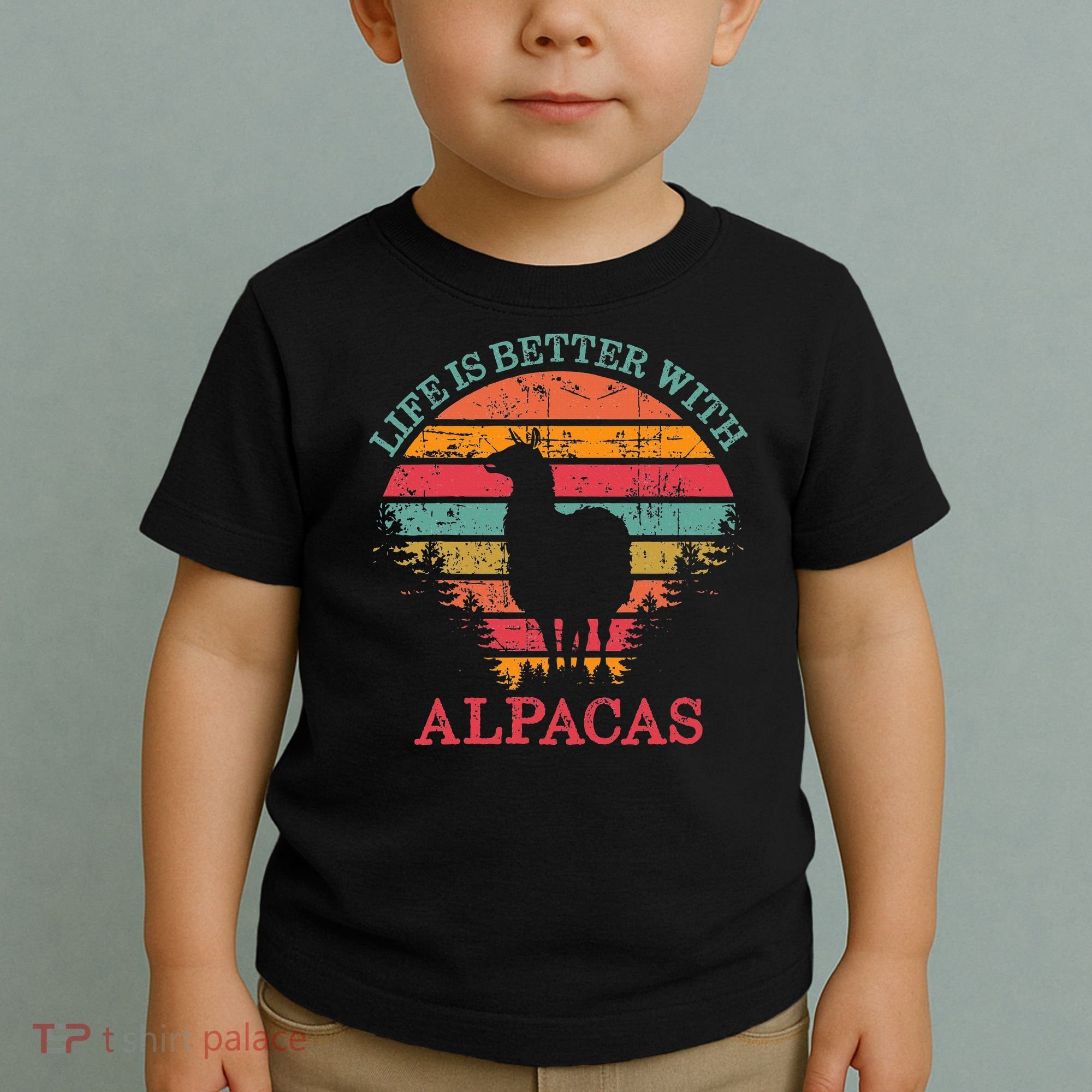 Life Is Better With Alpacas Gift For Alpaca Moms Toddler T-Shirt