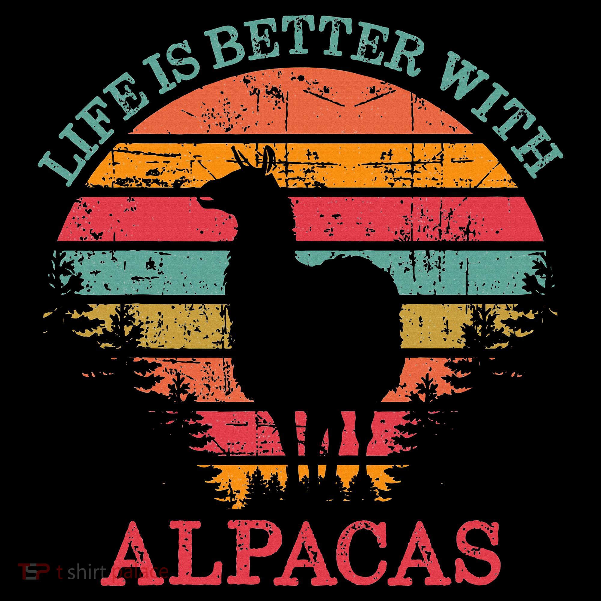 Life Is Better With Alpacas Gift For Alpaca Moms Women's Long Sleeve Shirt