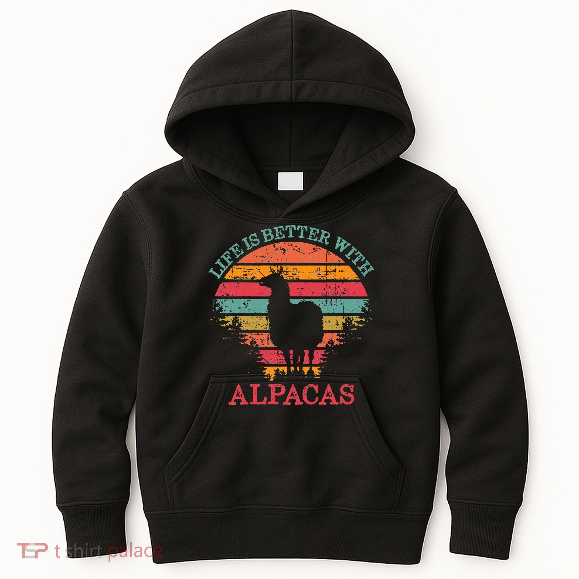 Life Is Better With Alpacas Gift For Alpaca Moms Kids Hoodie
