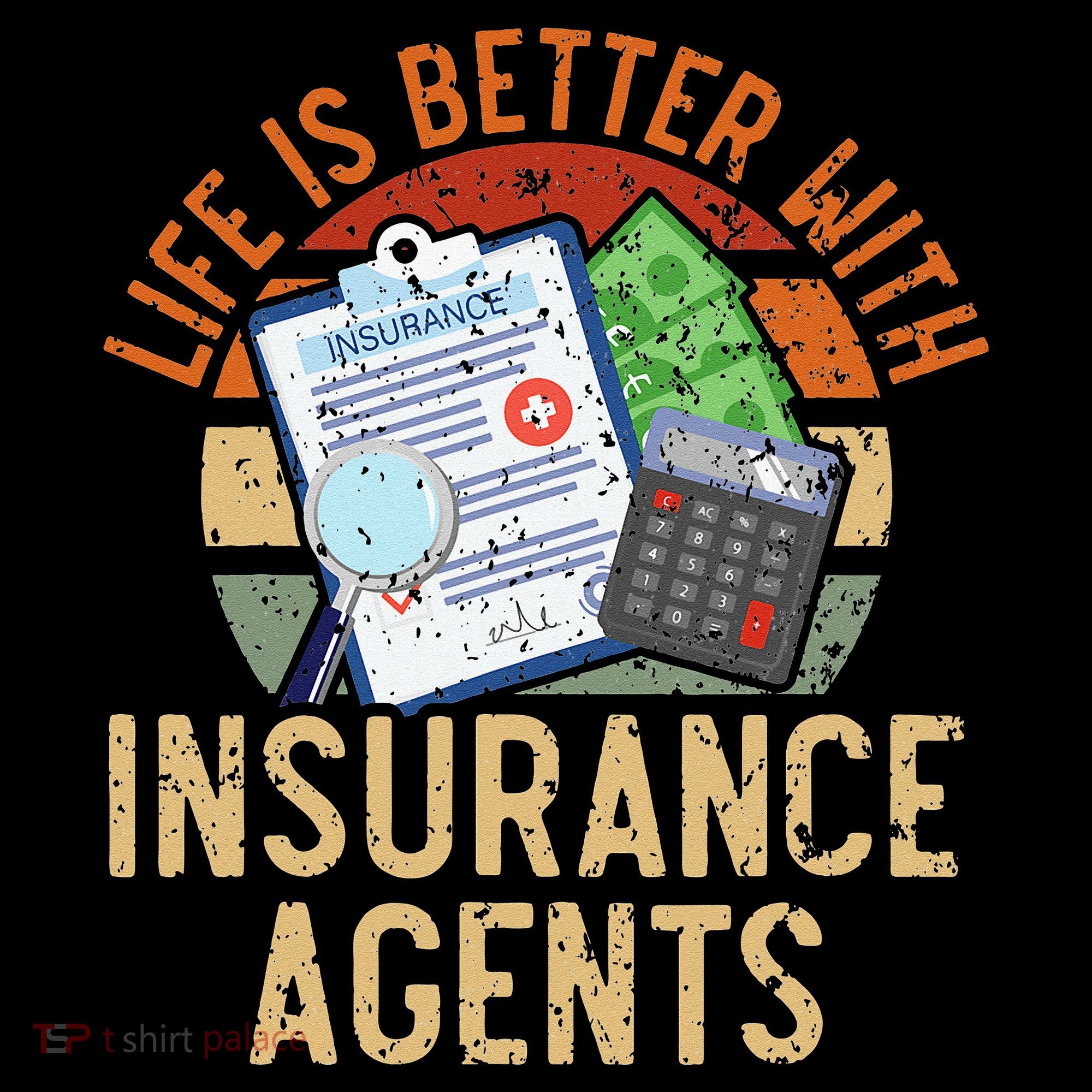 Life Is Better With Insurance Agents Job Profession Toddler Hoodie