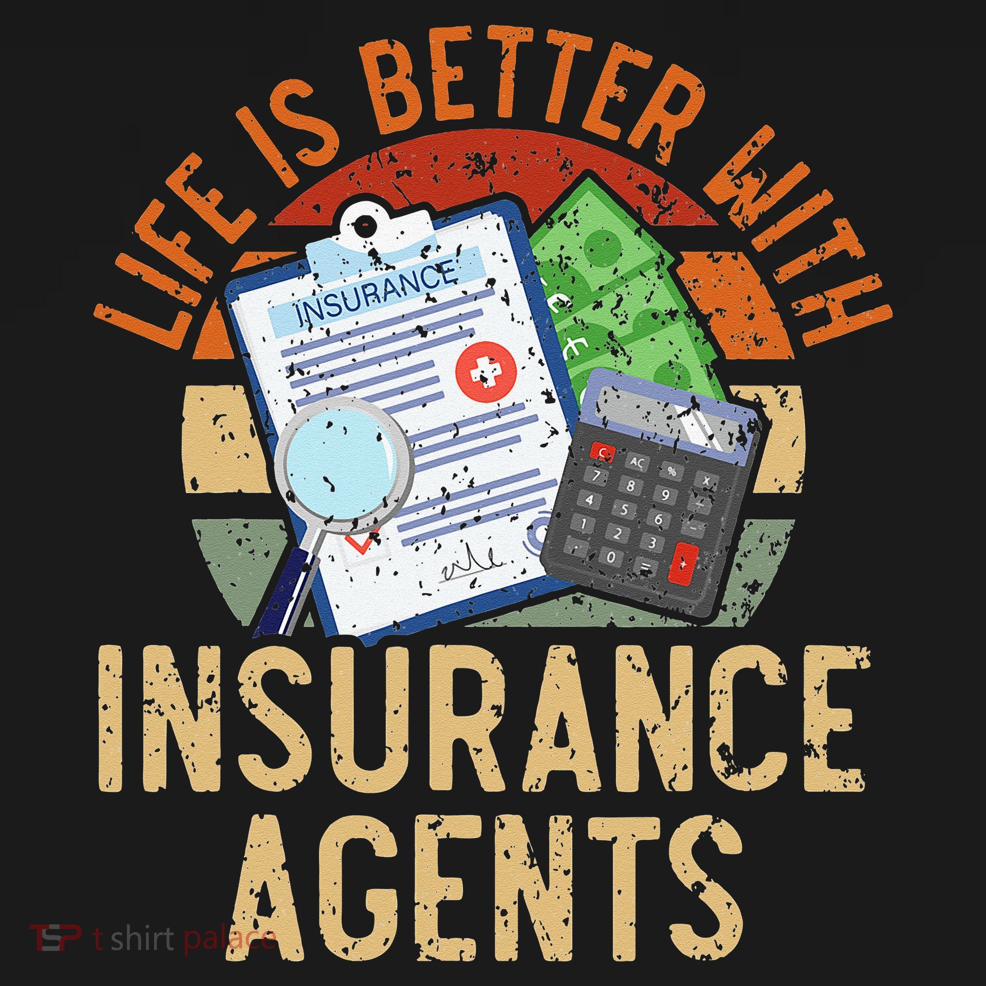 Life Is Better With Insurance Agents Job Profession Kids Long Sleeve Shirt