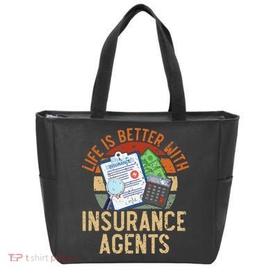 Life Is Better With Insurance Agents Job Profession Tote Bag