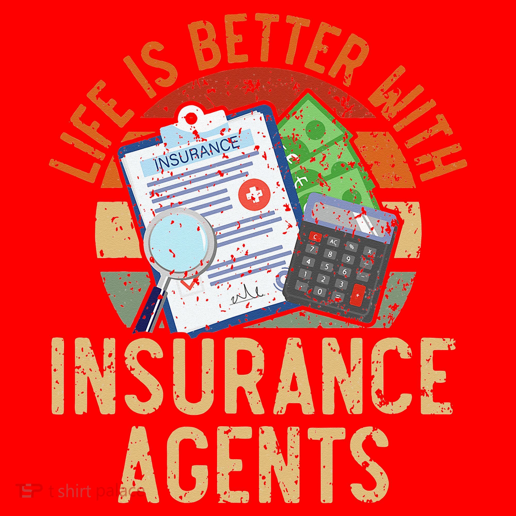 Life Is Better With Insurance Agents Job Profession Santa Hat
