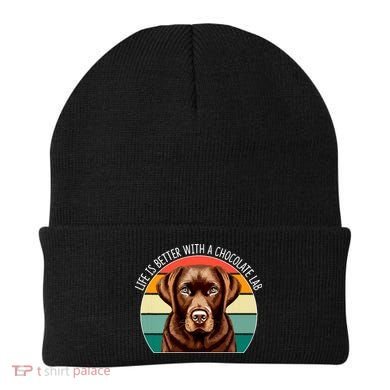 Life Is Better With A Chocolate Lab Beanie