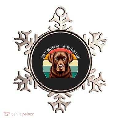 Life Is Better With A Chocolate Lab Ornament