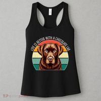 Life Is Better With A Chocolate Lab Women's Tank Top thumb 3