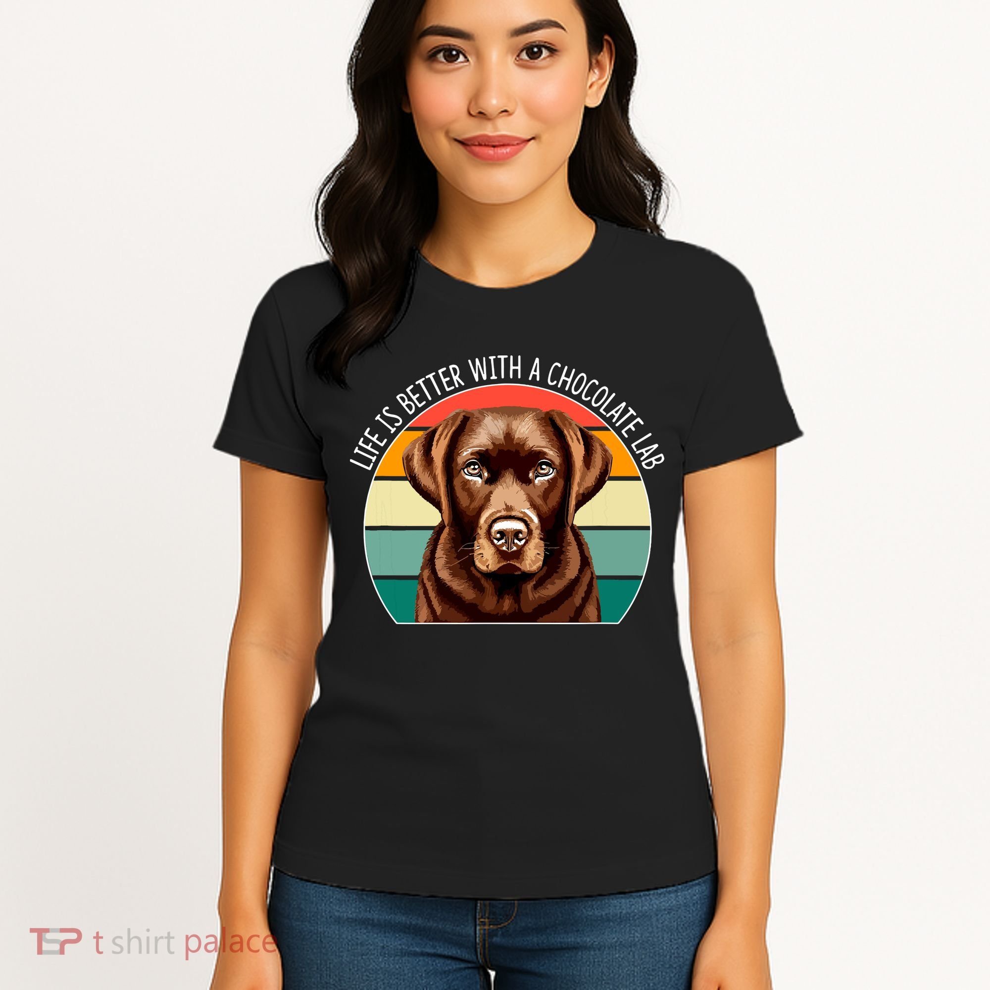 Life Is Better With A Chocolate Lab Women's T-Shirt