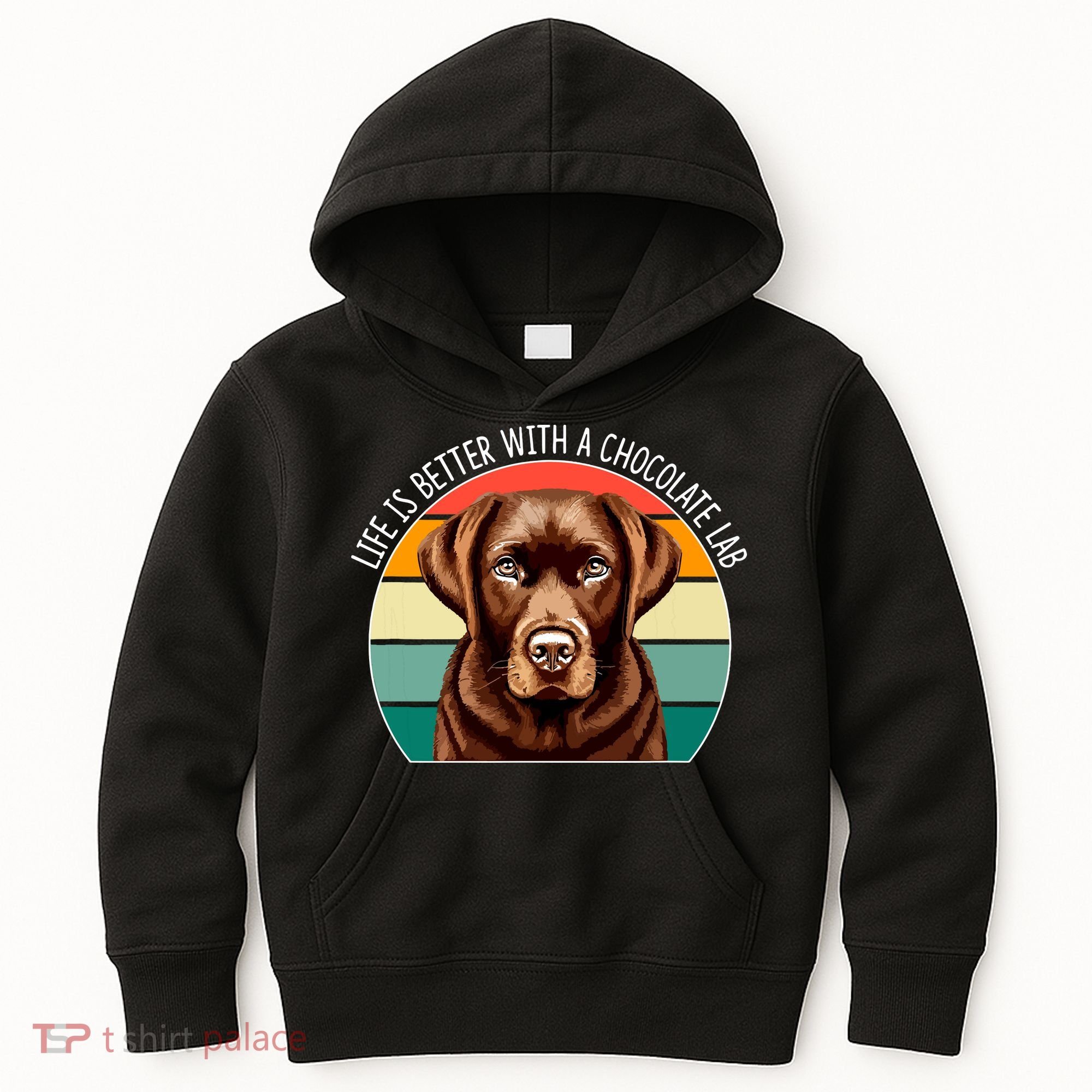 Life Is Better With A Chocolate Lab Kids Hoodie
