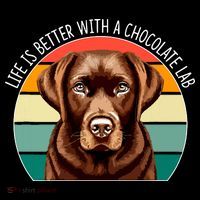Life Is Better With A Chocolate Lab Kids T-Shirt thumb 4