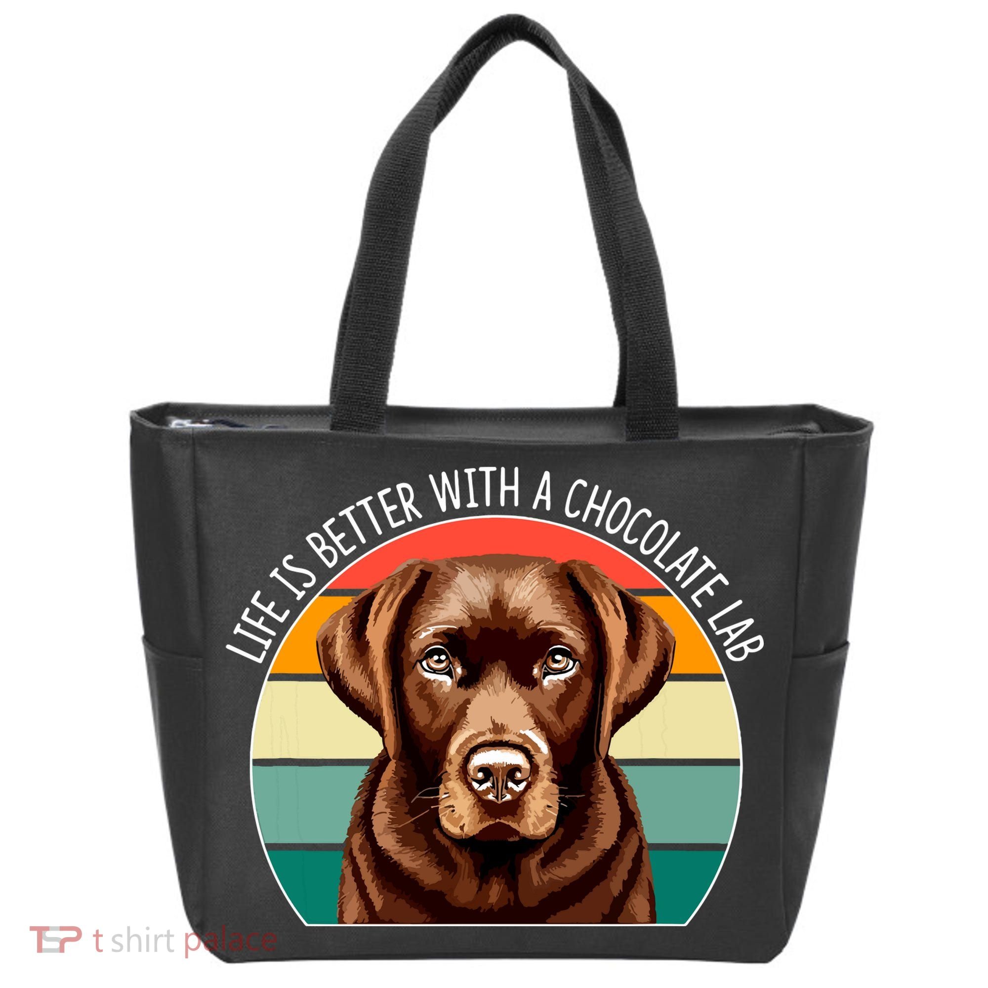 Life Is Better With A Chocolate Lab Tote Bag