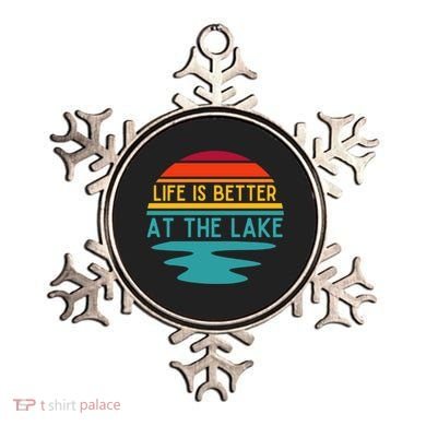 Life Is Better At The Lake Life Bum Lake Lover Pontoon Gift Ornament