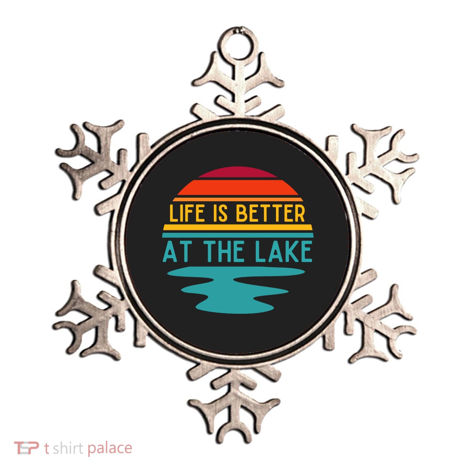 Life Is Better At The Lake Life Bum Lake Lover Pontoon Gift Ornament