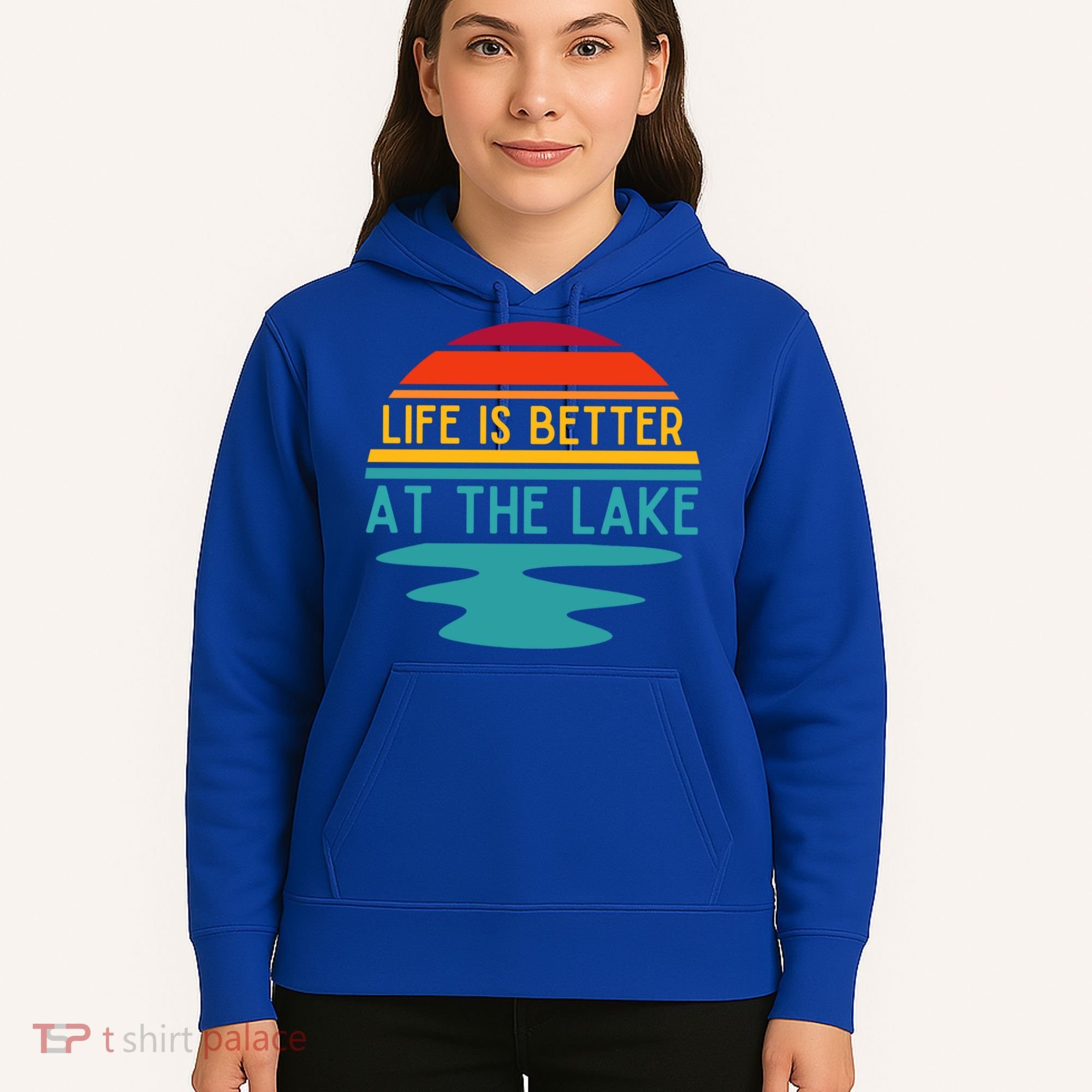 Life Is Better At The Lake Life Bum Lake Lover Pontoon Gift Hoodie
