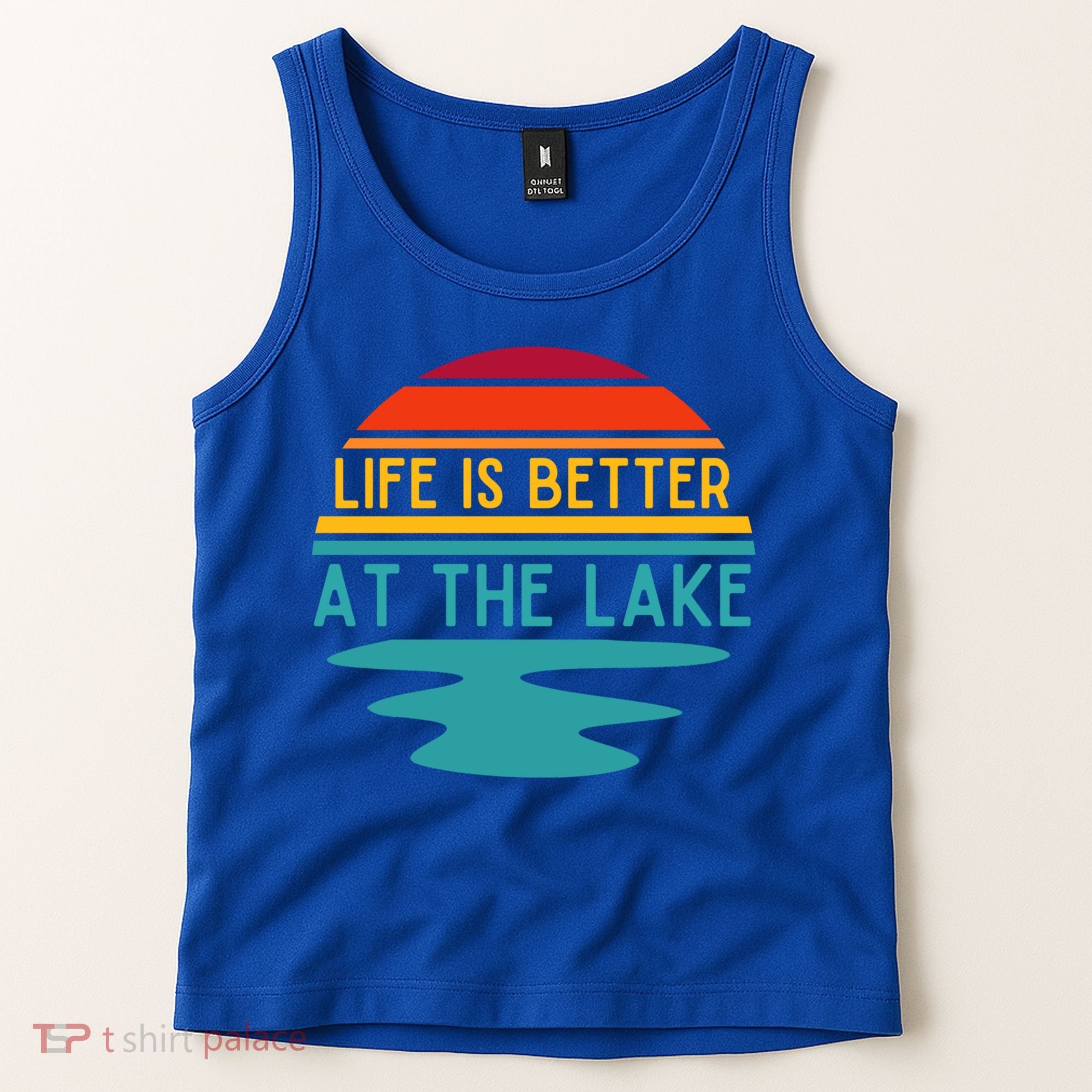 Life Is Better At The Lake Life Bum Lake Lover Pontoon Gift Tank Top
