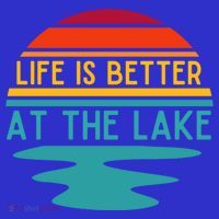 Life Is Better At The Lake Life Bum Lake Lover Pontoon Gift Visor thumb 3