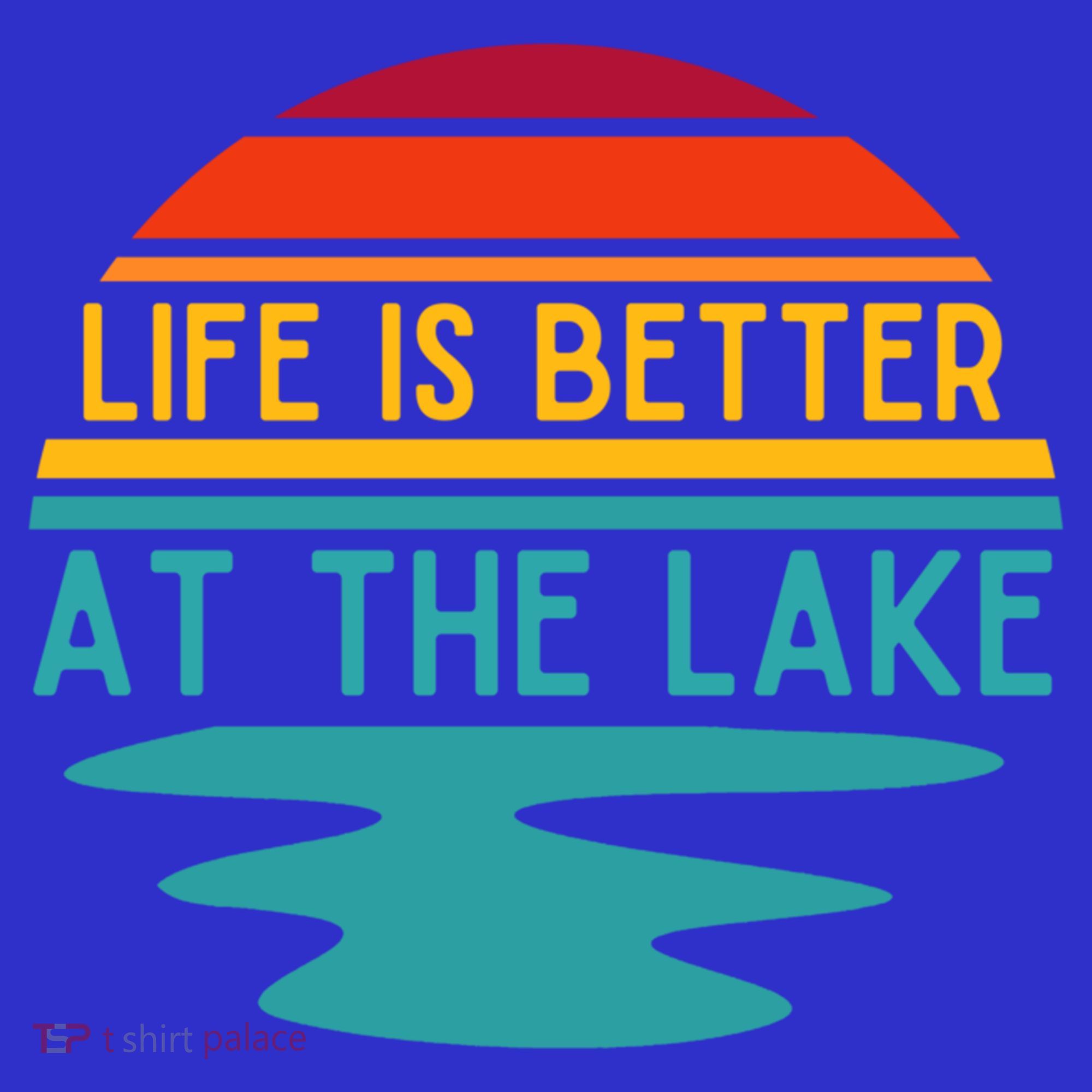 Life Is Better At The Lake Life Bum Lake Lover Pontoon Gift Kids Long Sleeve Shirt