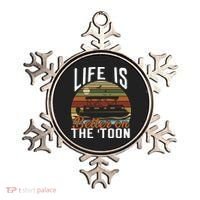 Life Is Better On The Toon Pontoon Boat Boating Fathers Day Meaningful Gift Ornament thumb 0