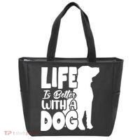 Life Is Better With A Dog Tote Bag thumb 0
