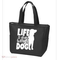Life Is Better With A Dog Tote Bag thumb 3