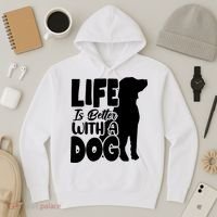 Life Is Better With A Dog Hoodie thumb 3