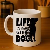 Life Is Better With A Dog Coffee Mug thumb 4