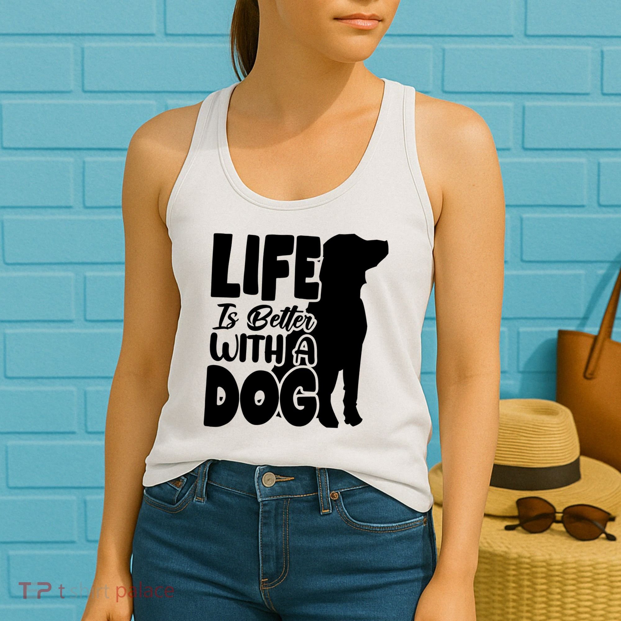 Life Is Better With A Dog Women's Tank Top