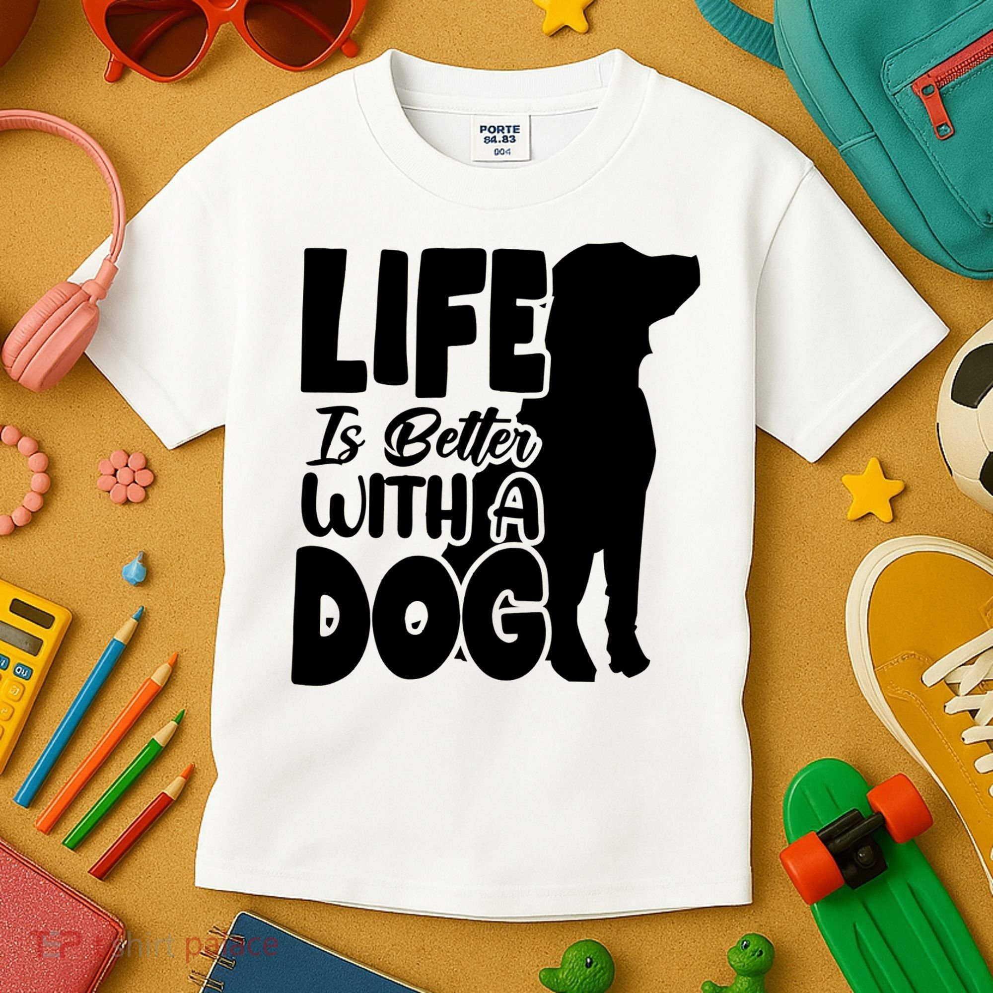 Life Is Better With A Dog Kids T-Shirt