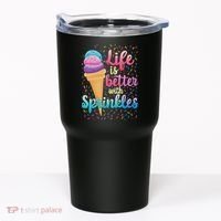 Life Is Better With Sprinkles Cute Sweet Ice Cream Summer Tumbler thumb 0
