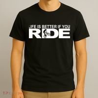 Life Is Better If You Ride Mountain Bike T-Shirt thumb 3