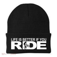 Life Is Better If You Ride Mountain Bike Beanie thumb 0
