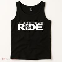 Life Is Better If You Ride Mountain Bike Tank Top thumb 2