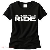 Life Is Better If You Ride Mountain Bike Women's T-Shirt thumb 0