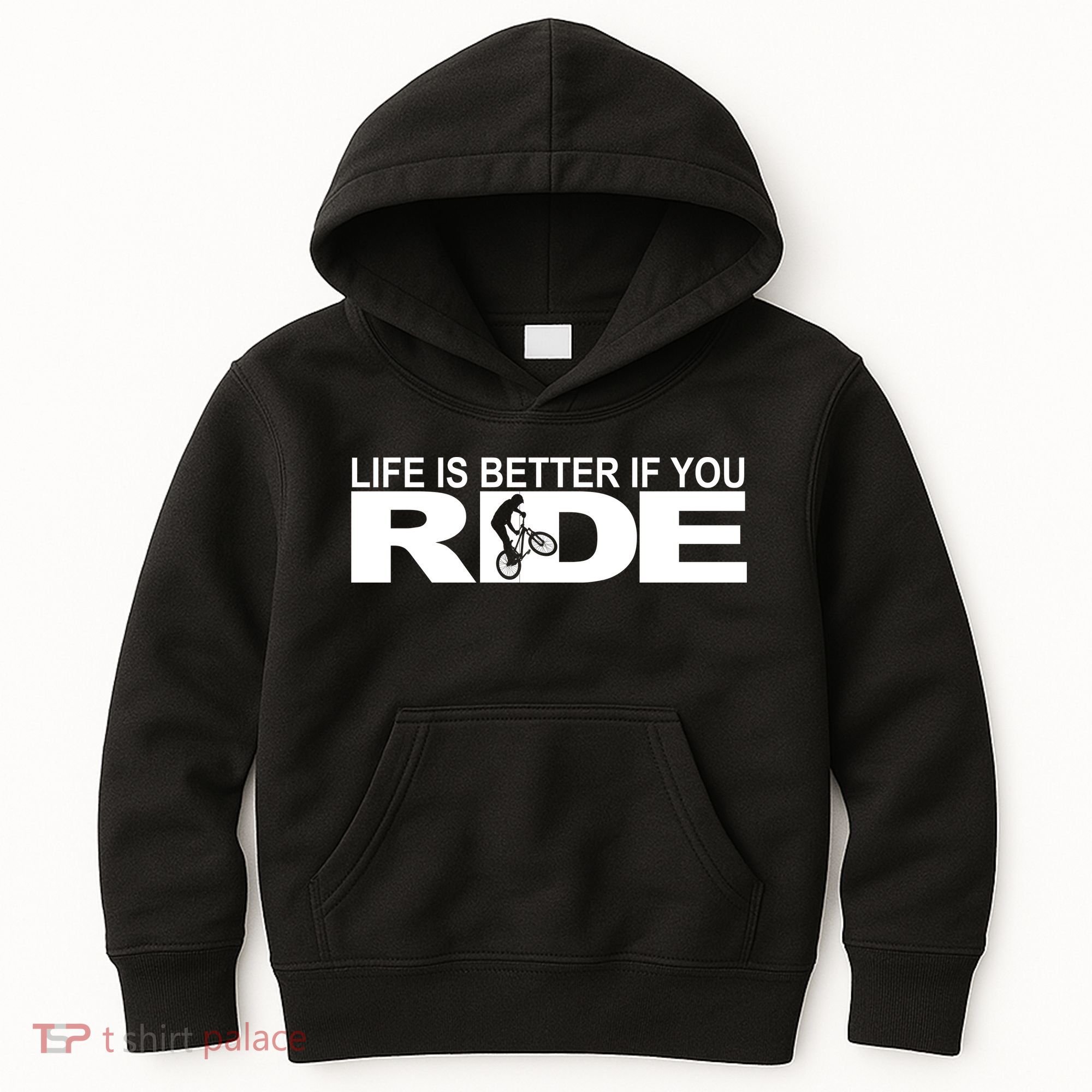 Life Is Better If You Ride Mountain Bike Kids Hoodie