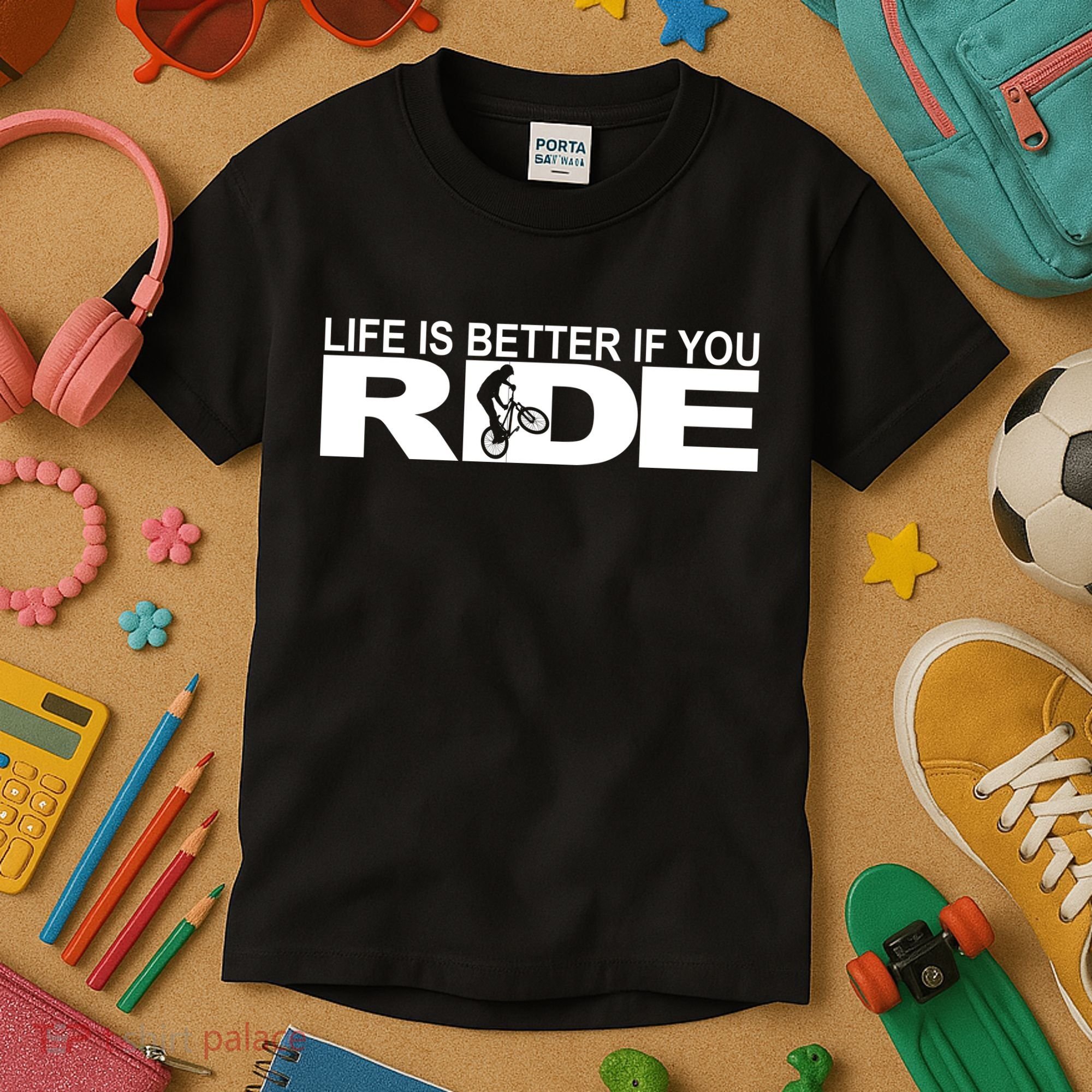 Life Is Better If You Ride Mountain Bike Kids T-Shirt
