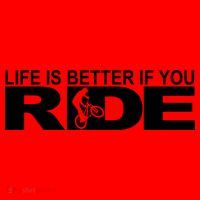 Life Is Better If You Ride Mountain Bike Santa Hat thumb 1
