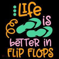 Life Is Better In Flip Flops Doggie Tank thumb 4