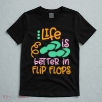 Life Is Better In Flip Flops T-Shirt thumb 5