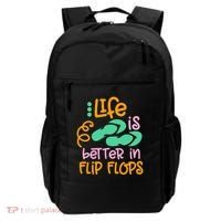 Life Is Better In Flip Flops Backpack thumb 0
