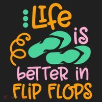Life Is Better In Flip Flops Beanie thumb 2