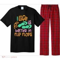 Life Is Better In Flip Flops Pajama Set thumb 0