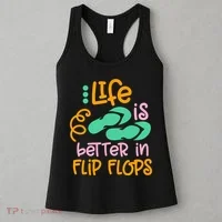Life Is Better In Flip Flops Women's Tank Top thumb 3