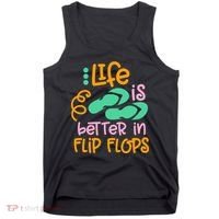 Life Is Better In Flip Flops Tank Top thumb 0