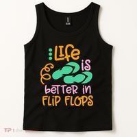Life Is Better In Flip Flops Tank Top thumb 2