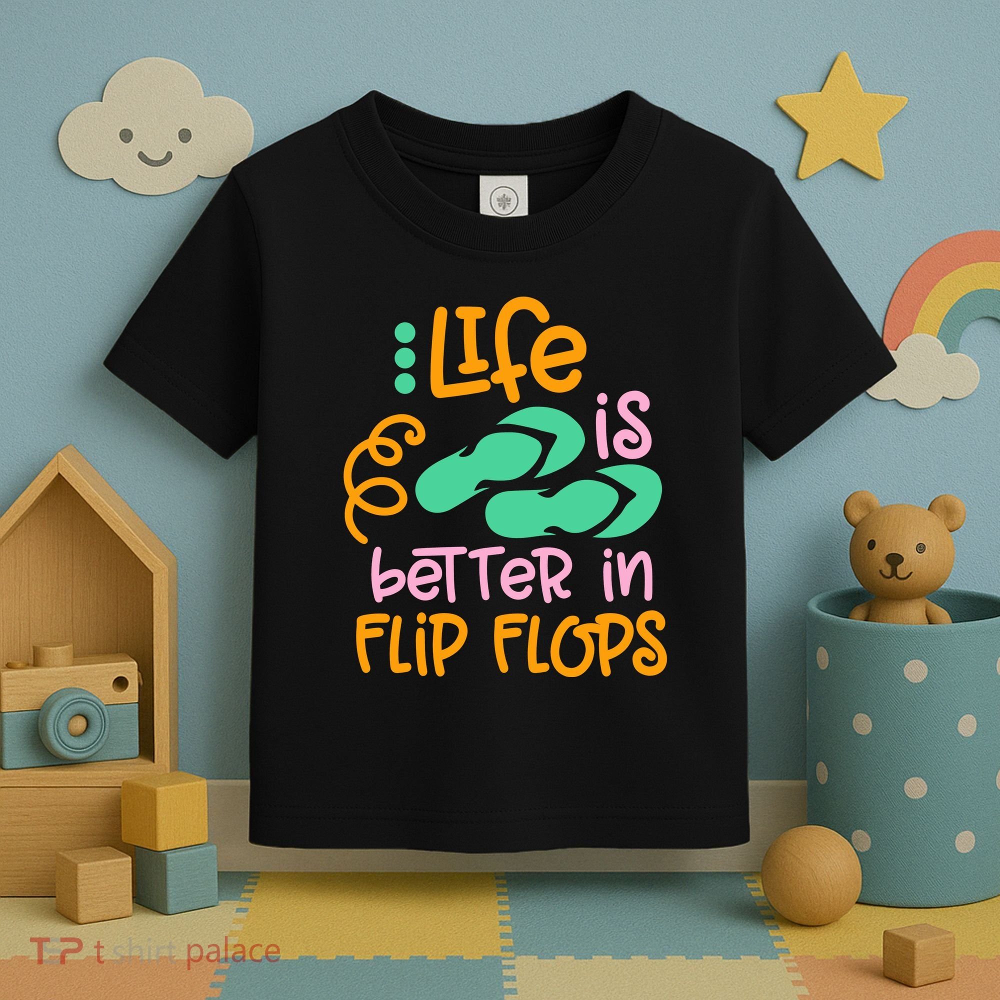 Life Is Better In Flip Flops Toddler T-Shirt
