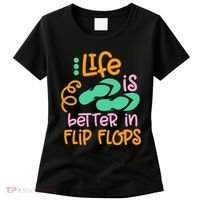 Life Is Better In Flip Flops Women's T-Shirt thumb 0
