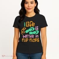 Life Is Better In Flip Flops Women's T-Shirt thumb 4