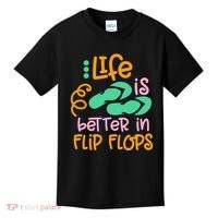 Life Is Better In Flip Flops Kids T-Shirt thumb 0