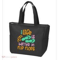 Life Is Better In Flip Flops Tote Bag thumb 3