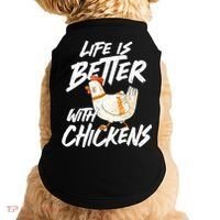 Life Is Better With Chickens Chicken Lover Farming Doggie Tank thumb 0