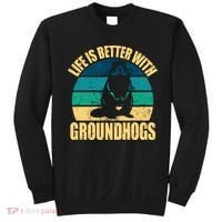Life Is Better With Groundhogs Sweatshirt thumb 0